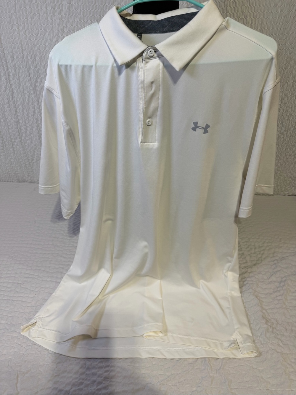 Under Armour Men’s Cream Short-Sleeve Performance Polo